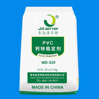 JABETTER PVC Stabilisateur thermique Calcium-Zinc écologique, pureté 99,9 %, en poudre, spécialisé pour le plastique, anti-jaunissement, haute brillance