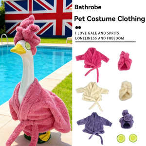 Conjunto de ropa impermeable para pato de jardín, disfraz de fantasma de bikini para vacaciones, accesorio de decoración para estatua de jardín, venta al por mayor - Product Image 1