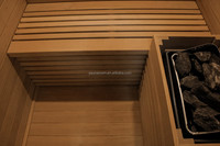 Salle de sauna extérieure Healthystar Direct Factory avec four de sauna finlandais traditionnel