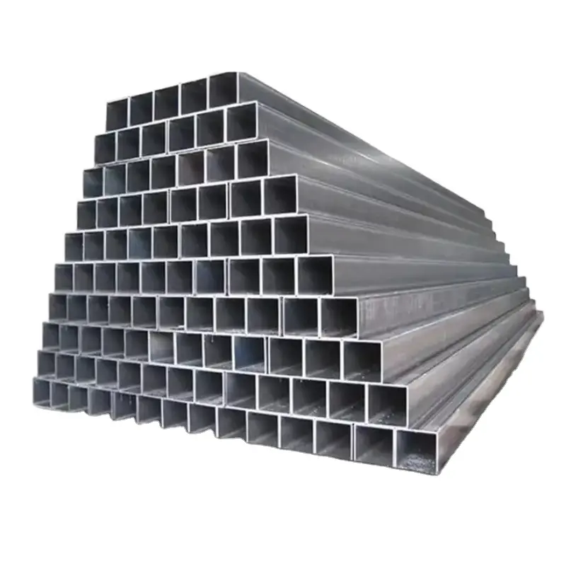 Galvanizli çelik boru sıcak daldırma çinko kaplı karbon çelik yuvarlak borular/kare tüpler