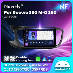 Navifly ระบบแอนดรอยด์สำหรับรถยนต์1280*720หน้าจอสัมผัสขนาด10นิ้วสำหรับ Roewe 360มก. 360 2015-2018พร้อมระบบแอนดรอยด์อัตโนมัติ - Product Image 2