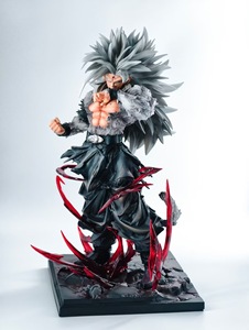 Figura de Acción de Goku Saiyan JT Gale Super Gear 5 en Posición de Batalla, Modelo Decorativo de Escritorio, Figura Coleccionable de Goku - Product Image 1