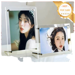 Tinh thể trong suốt 6-inch Acrylic khung ảnh hiển thị đứng giấy chứng nhận & bưu thiếp hiển thị hình ảnh A4 khung Áp phích - Product Image 2