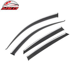 Pare-soleil et déflecteurs de fenêtre pour Honda Accord 18-25 avec garniture chromée, protection latérale de porte de voiture à coller - Product Image 3