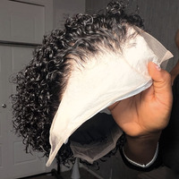 Perruques en cheveux humains coupe Pixie, perruques frontales en dentelle HD 13x4, perruques courtes bouclées style Bob, pré-épilées, en cheveux brésiliens vierges non traités, sans colle