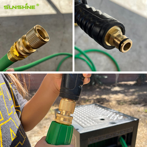SUNSHINE, sin plomo, jardín, pozo de agua, latón, manguera de desconexión rápida, Conector de tuberías de metal, adaptador giratorio macho a hembra - Product Image 5
