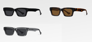 Lunettes de soleil à monture carrée Lunettes de soleil polarisées Trendy 2025 Lunettes de soleil pour femmes Lunettes de luxe en acétate - Product Image 5