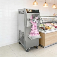 Machine à glace artisanale professionnelle 17L pour la fabrication de glaces italiennes, de gelato et de glaces dures