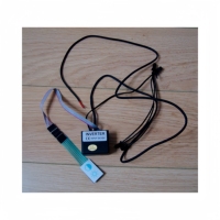 Invertisseur de feuille EL PYL PYL-EL-CAR-GK-02 DC12V, mode lumière constante, sortie 4 canaux, réglage de la luminosité/du coloris pour jauges de voiture EL