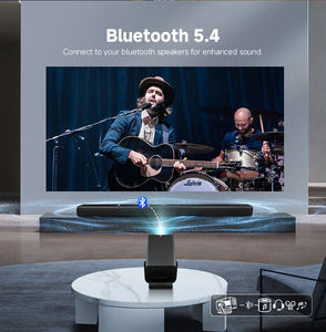 Mini projecteur LED 3D compatible Wi-Fi, 1080P, Android 14, mode cinéma, synchronisation de l'<span class=keywords><strong>écran</strong></span> du téléphone via Wi-Fi/<span class=keywords><strong>USB</strong></span>, portable, extérieur - Product Image 4