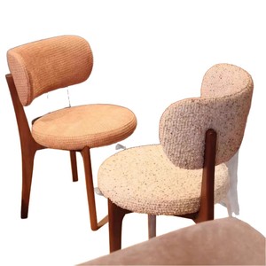 Chaise de salle à manger en bois massif nordique avec dossier, design moderne rétro pour la maison et les restaurants - Product Image 5