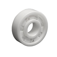 Rodamiento de Patines de Cerámica Completa Resistente a la Oxidación 627 ZrO2, Rodamientos de Bolas de Ranura Profunda Pequeños de Cerámica Completa para Altas Temperaturas 7x22x7mm