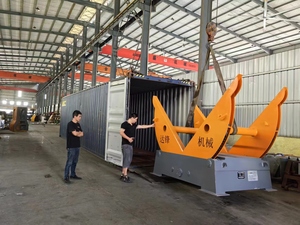 Macchina ribaltatrice per blocchi di pietra a 90 gradi per impieghi gravosi, ribaltatore a catena per lastre, attrezzatura per la movimentazione di lastre per cave e fabbriche - Product Image 4