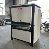 Machine de polissage automatique industrielle QJ pour le finissage des surfaces métalliques, haute sécurité, moteur de 7,5 kW, boîte de vitesses, moteur à engrenages