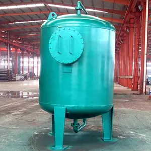 Pressure Sand filters used to remove suspended solids, colloids, sediment and rust from water