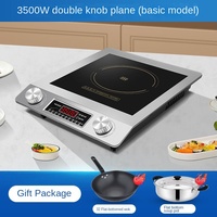 Cuisinière à induction concave multifonctionnelle pour la maison Haute puissance 3000W pour l'énergie solaire au gaz et la batterie
