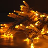 Guirlande lumineuse LED de Noël, type icicle, IP68, submersible, pour décoration de jardin et de gouttière, fil en caoutchouc VDE