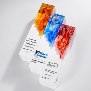 Sáng tạo cao cấp thanh lịch Polaroid cá nhân nhân viên xuất sắc cuộc họp thường niên danh dự UV sắt Huy chương bảo hiểm cúp nhựa - Product Image 3