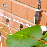 Maille de corde en acier inoxydable à usage multiple-Maille de virole 304/316 pour plantes grimpantes, barrière de sécurité et écran décoratif