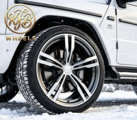 KFB 20x8.5 20x9.5 PCD 5x112 Binek Otomobil Jantları, Sedan ve Coupe Uygulamaları için Çift 5 Kollu Dövme Alaşım Jantlar