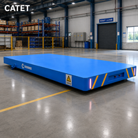 Chariot AGV sans rail personnalisé avec alarme sonore et lumineuse intégrée, évitement d'obstacles par laser, faible bruit, fonctionnement continu 24h/24 en entrepôt