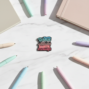 Pin de Esmalte Suave de Aleación de Zinc con Diseño de Logotipo del Día Nacional, Patriótico, Musical, de Animales y Hadas, con Cita de Feminismo Positivo para Mujeres Fuertes - Product Image 2