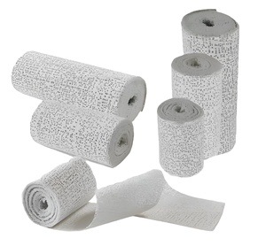 Beyaz tıbbi sıva gazlı bez ortez alçı bandajlar şeritler Wrap Cast malzeme bant - Product Image 1