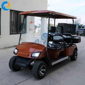 Voiture de golf électrique Robetaa homologuée CE 72V, 4 places, avec benne de chargement, véhicule utilitaire - Product Image 4