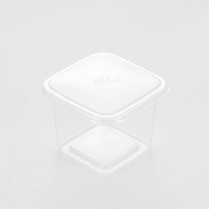 प्लास्टी वर्ग डिस्पोजेबल मिठाई कप के साथ प्लास्टी स्क्वायर डिस्पोजेबल मिठाई कप केक पैकेजिंग बॉक्स - Product Image 6