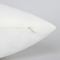Housse de coussin lombaire RUIYI 50x30cm rectangulaire en tricot 100% polyester lavable avec fermeture éclair invisible, design moderne et épuré