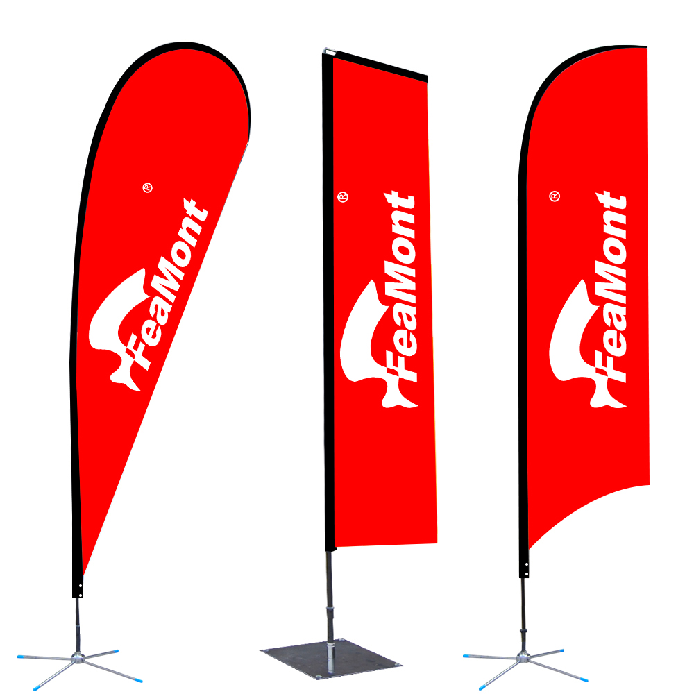 Pubblicità promozionale stampa personalizzata Flagpole Pride Feather Flag Flying Beach Flag Banner Teardrop bandiere Beach Flag