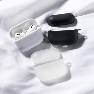Funda Protectora de TPU Mate Super Delgada de 1.2mm para <span class=keywords><strong>Airpods</strong></span> Pro 3, Funda de Silicona Negra Mate Lisa para <span class=keywords><strong>Airpods</strong></span> Pro <span class=keywords><strong>2</strong></span>, para Airpod 3 4 - Product Image 4