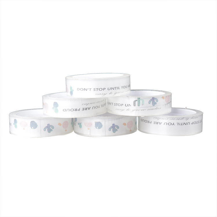 12mm 18mm 24mm BOPP Acrylic Transparent