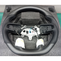 Pour Dodge Ram 1500 TRX 2018-2022 Volant en fibre de carbone et cuir mat