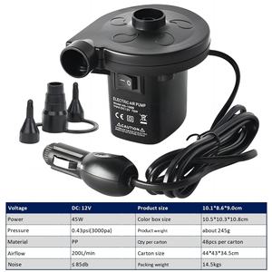 DC 12v adaptateur de voiture pompe à Air électrique <span class=keywords><strong>gonfleur</strong></span> et dé<span class=keywords><strong>gonfleur</strong></span> pompe allume-cigare câble pour enfants anneau de natation <span class=keywords><strong>gonfleur</strong></span> de <span class=keywords><strong>piscine</strong></span> - Product Image 2