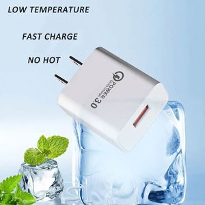 QC3.0 Usb Wall Quick Charger 20W 18W 5V 3A EU US <b>Plug</b> Fast Chargers <b>Adapter</b> for Smartphones - Product Image 5