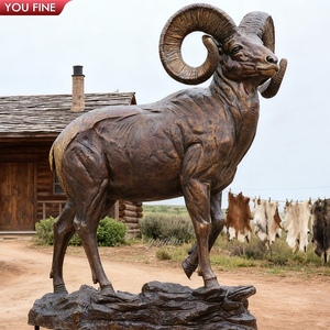 YOUFINE Escultura <span class=keywords><strong>de</strong></span> Llama Grande <span class=keywords><strong>de</strong></span> Bronce, Arte Realista <span class=keywords><strong>de</strong></span> Vida Silvestre para Jardín o <span class=keywords><strong>Parque</strong></span> Público - Product Image 6