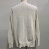 Vente en gros de pulls universitaires personnalisés Cardigan unisexe boutonné en chenille brodé avec logo en coton avec poches Pull rayé pour homme