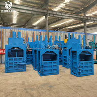 Presse à balles hydraulique verticale compacte à commande PLC à distance, à un bouton, pour ferraille et carton, pour petite station de recyclage