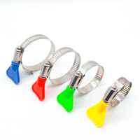 Collier de serrage pour tuyau d'incendie en acier inoxydable de haute qualité, réglable, à installation rapide, grande taille américaine, compatible métrique/pouces