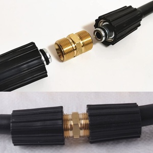 4500 PSI Brass Male to Male 22mm Hose Extension Car Washer Gun Male Thread High <b>Pressure</b> Adapter Washer Fitting - Product Image 6