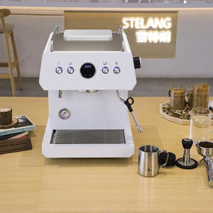 Máquina de café de una sola taza, doble taza, 220V, <span class=keywords><strong>cafetera</strong></span> exprés comercial de 58mm - Product Image 1