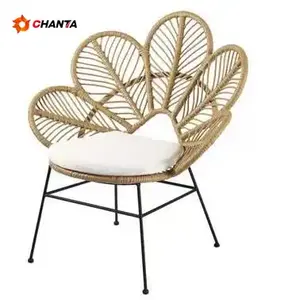 Hot sale Factory Supply rattan garden chair 100% Natural Handmade rattan chair