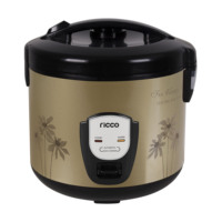 Cuiseur à riz électrique 1,8 L 700 W 10 tasses (pour riz cru) avec cuiseur vapeur, tasse doseuse, cuve intérieure antiadhésive et design portable