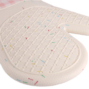 Guantes de Silicona Antideslizantes e Impermeables para Horno, Resistentes al Calor hasta 450 Grados, con Forro Acolchado para Cocinar, Hornear y Asar a la Parrilla - Product Image 4