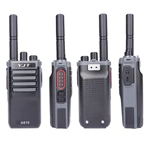 YJT A810 Headset Earwig Walkie Talki Jarak Jauh 10 Km Headset Radio 5 Pin dengan Set Kepala H435