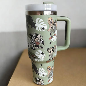 Borraccia Termica da Viaggio in Acciaio Inox da 40 oz con Coperchio, Cannuccia e Set Regalo per Adulti, Campeggio e Scuola - Product Image 2