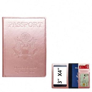 Newest Design Make Your Own Logo Pu Leather Pink Passport Holder and Pink Luggage Tag <b>Gift</b> <b>Set</b> - Product Image 1