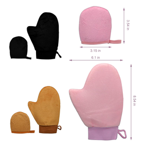 Manopla Aplicadora de Bronceado de Doble Cara con Logotipo Personalizado, Manopla de Bronceado de Lujo con Muñequera - Product Image 2