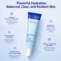 Gel hydratant léger sans parfum, à base d'eau, sans huile, pour peaux grasses, OEM ODM